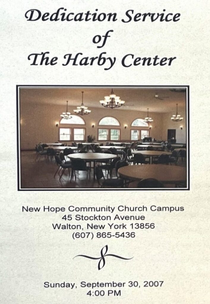 Dedication of the Harby Center